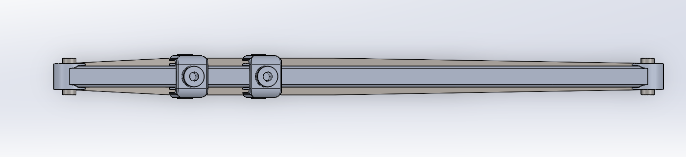 55" Billet links with Clevis kit