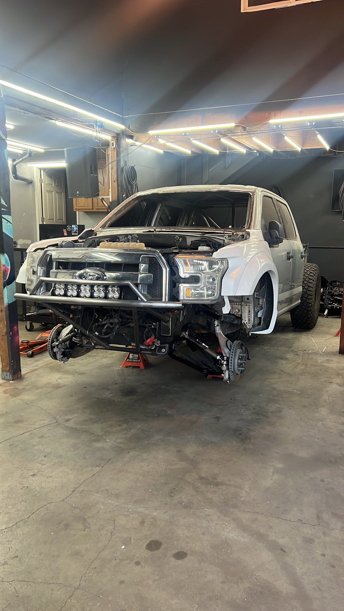 Gen 2 Raptor fabricated upper and lower control arms